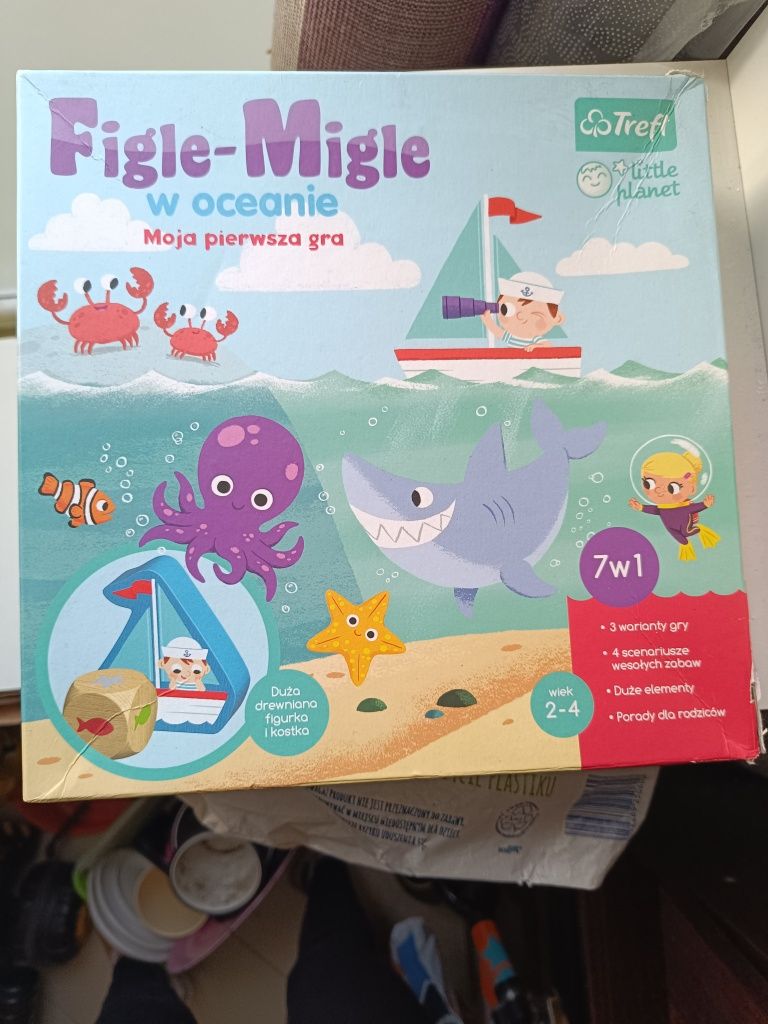 Figle migle w oceanie- gra Trefl