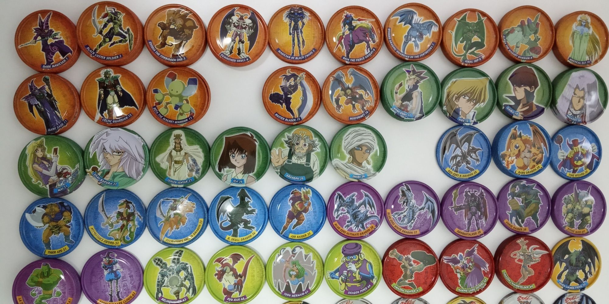 Yu-gi-ho metal tazos mega DUEL tazo stak, Angry bird Star wars