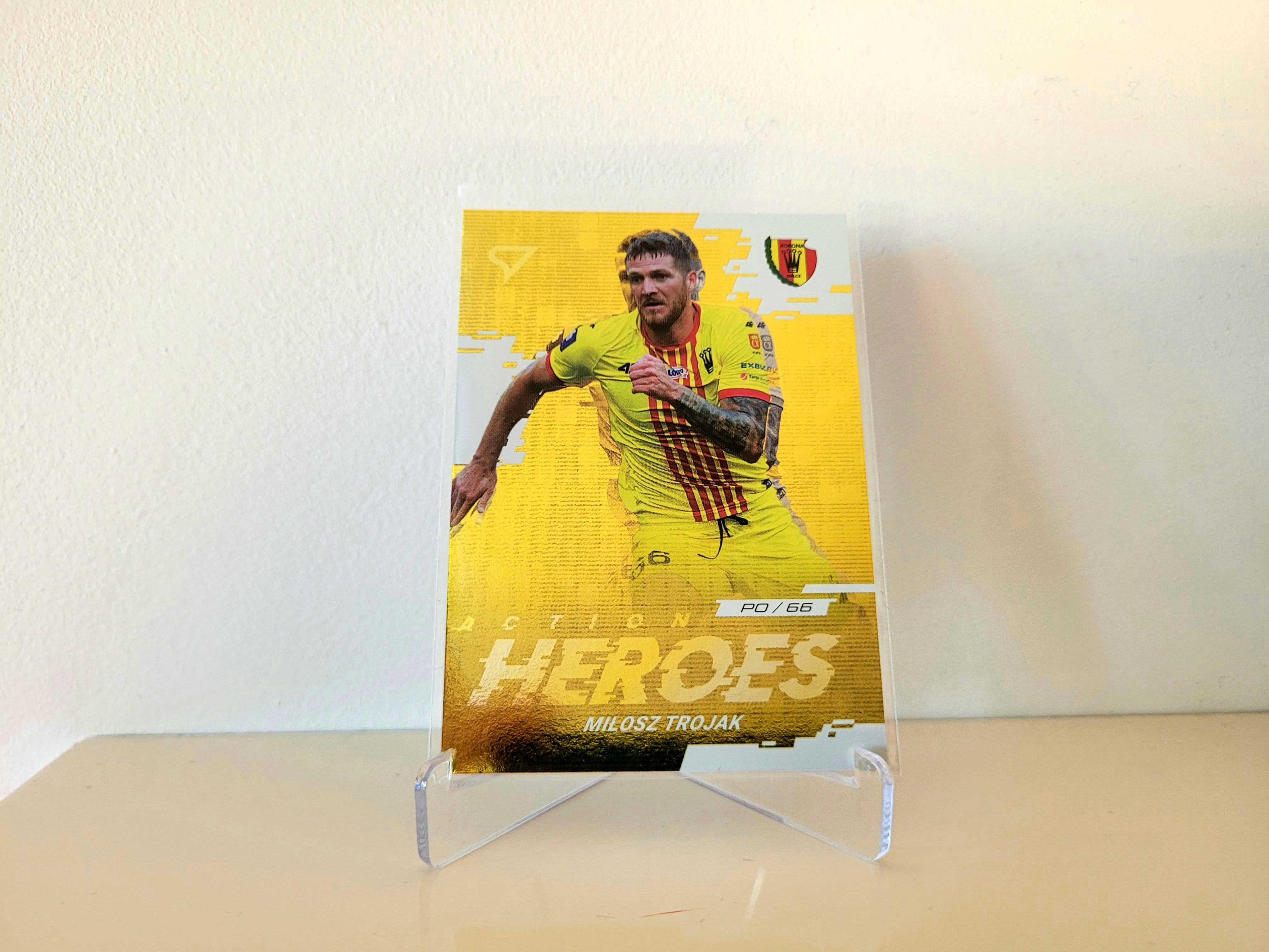 Karta 2024-25 Ekstraklasa Action Heroes #AH-28 Miłosz Trojak Korona K.