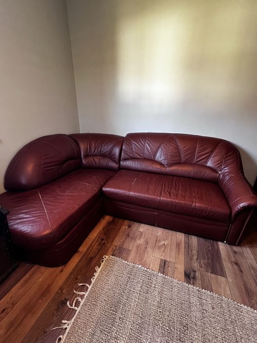 Norożna sofa z ekoskóry