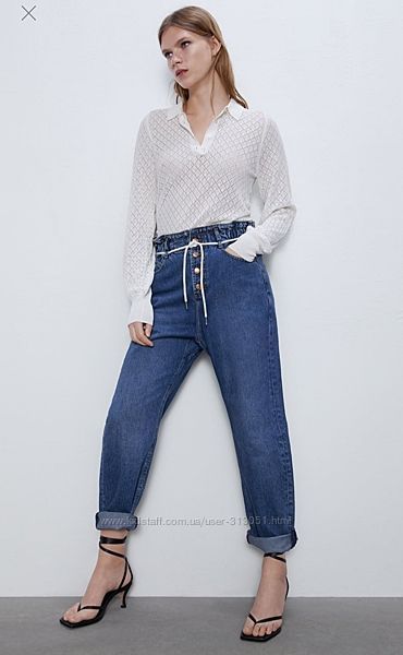 Джинсы Зара Z1975 BAGGY JEANS (6751/021)