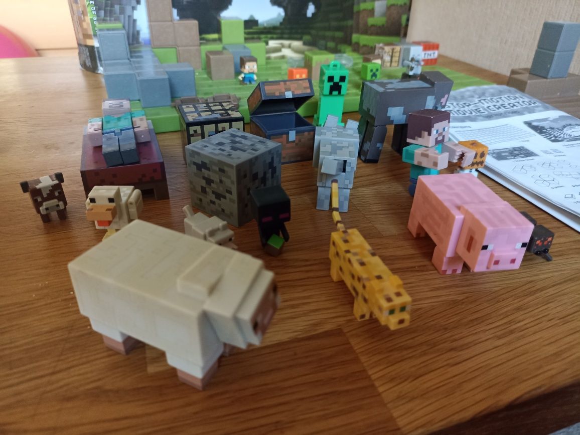 Minecraft studio animacji+ dodatkowe figurki