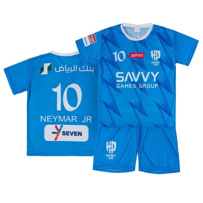 Strój piłkarski dziecięcy Al Hilal Neymar Jr. rozm. 110