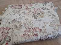 Papel de parede creme flores grandes