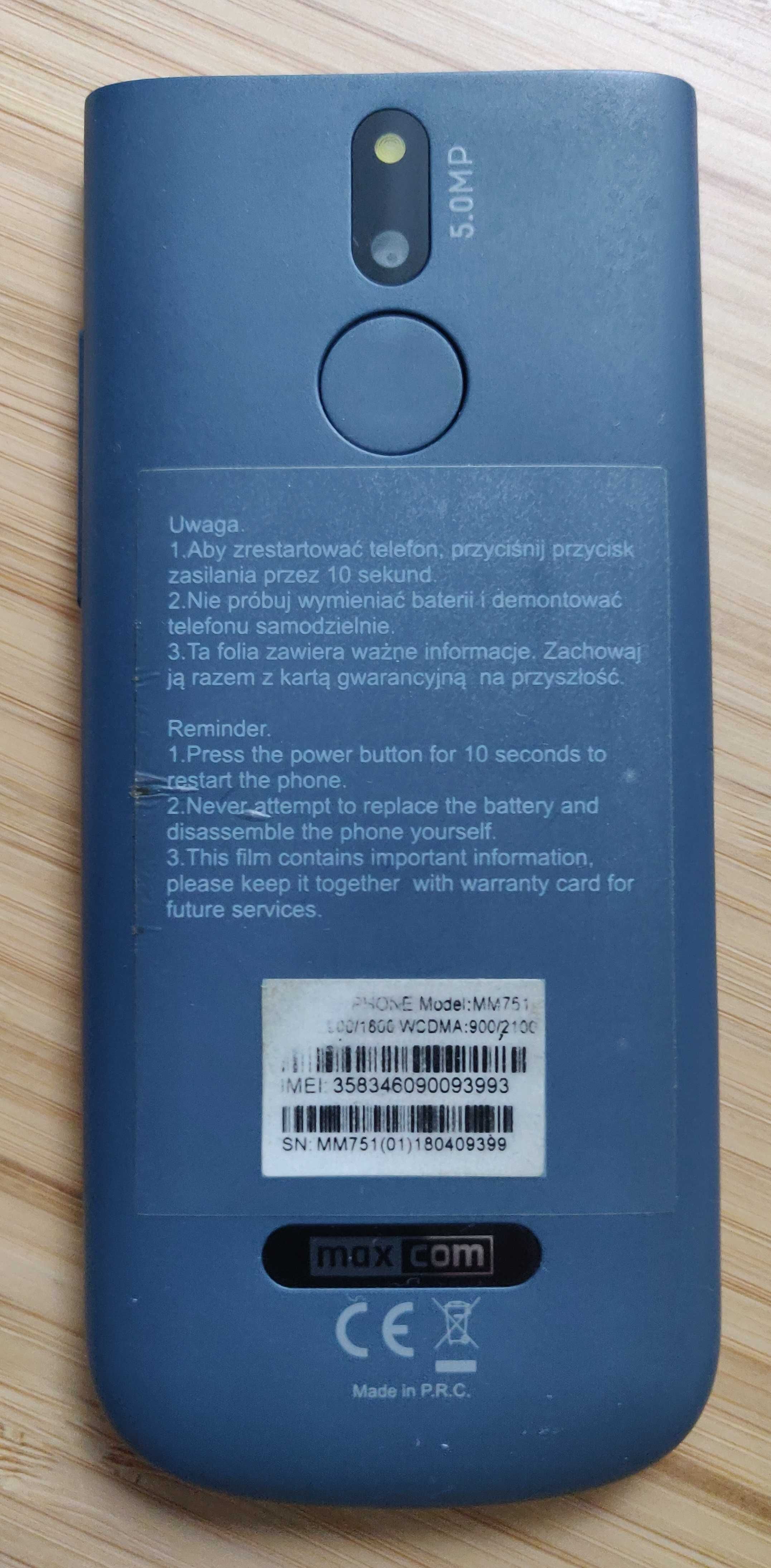 Telefon komórkowy Maxcom Comfort MM751