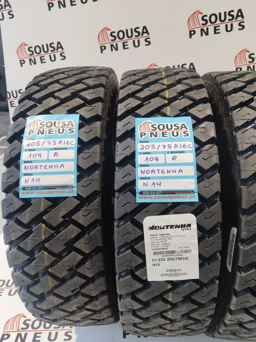 2 pneus Nortenha 205-75R16C - Oferta dos Portes
