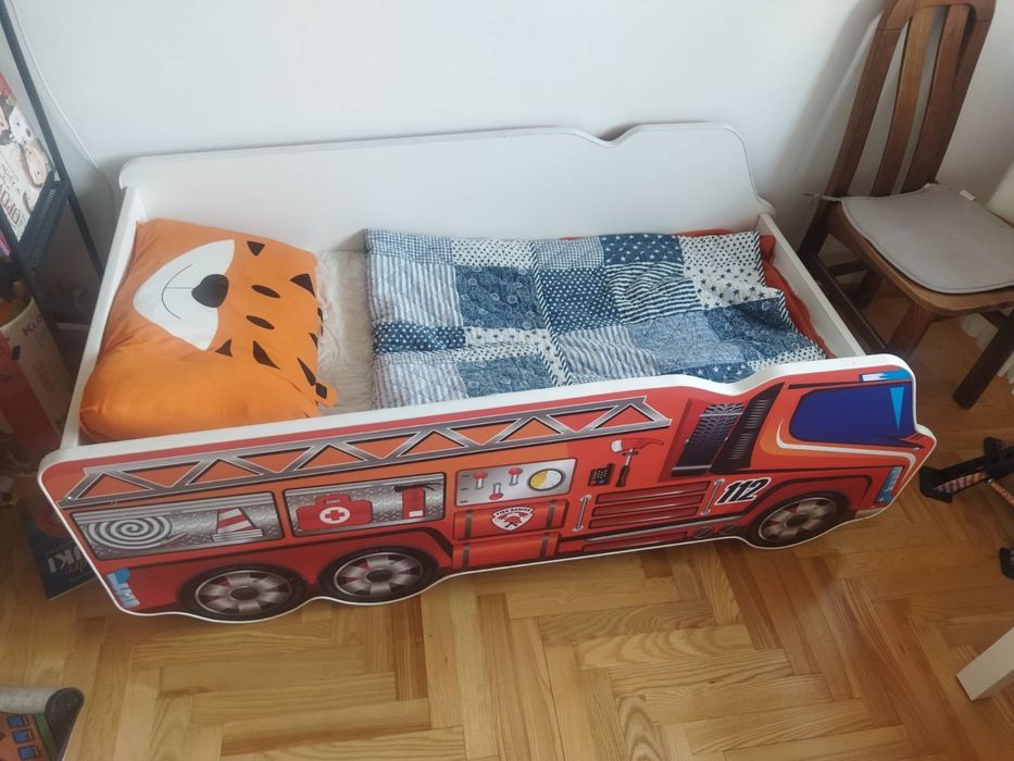 Łóżko dziecięce straż pożarna