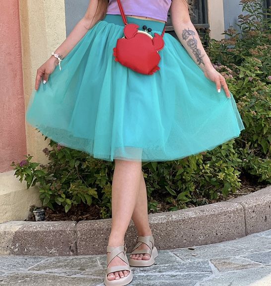 Спідниця фатинова кольору тіффані