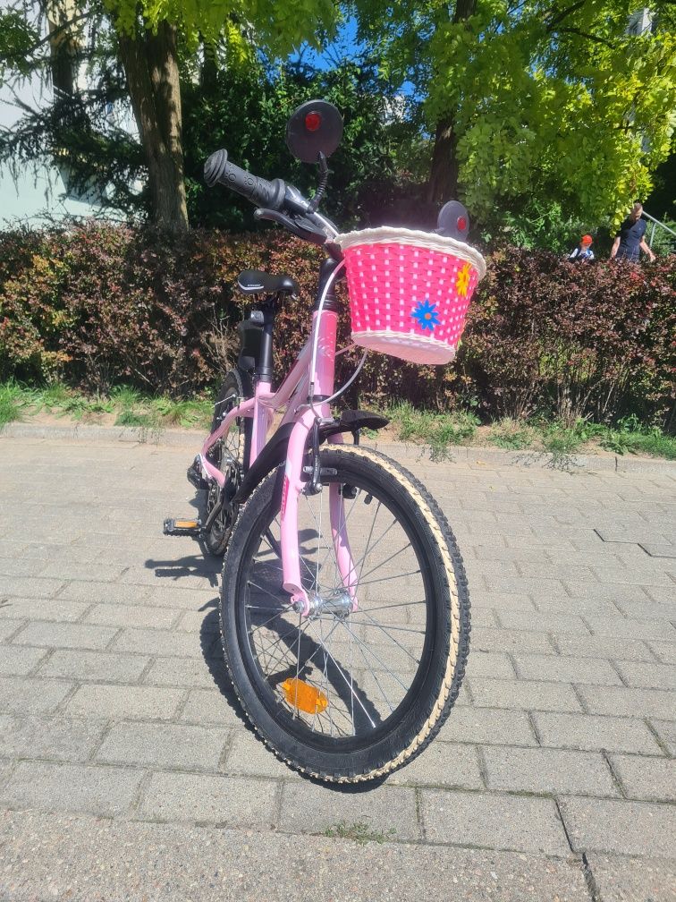 Rower KROSS ESPRIT dla dziecka różowy.