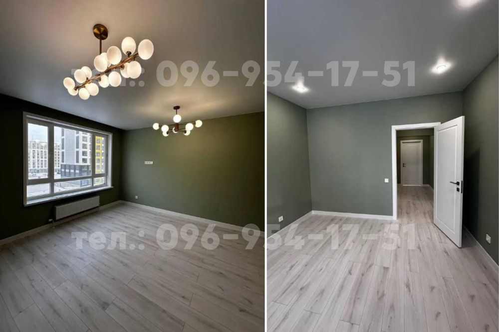 Малярные работы, шпаклевка стен, покраска потолков Монтаж гіпсокартону