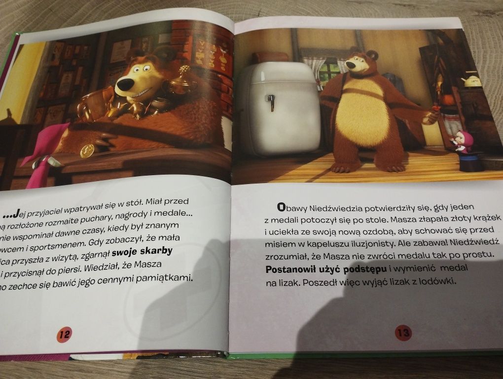 Książka Masza i niedźwiedź