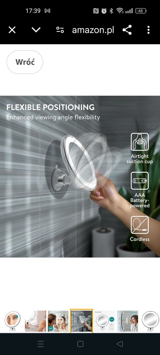 Navaris oświetlenie powiększające LED - Zoom 7X