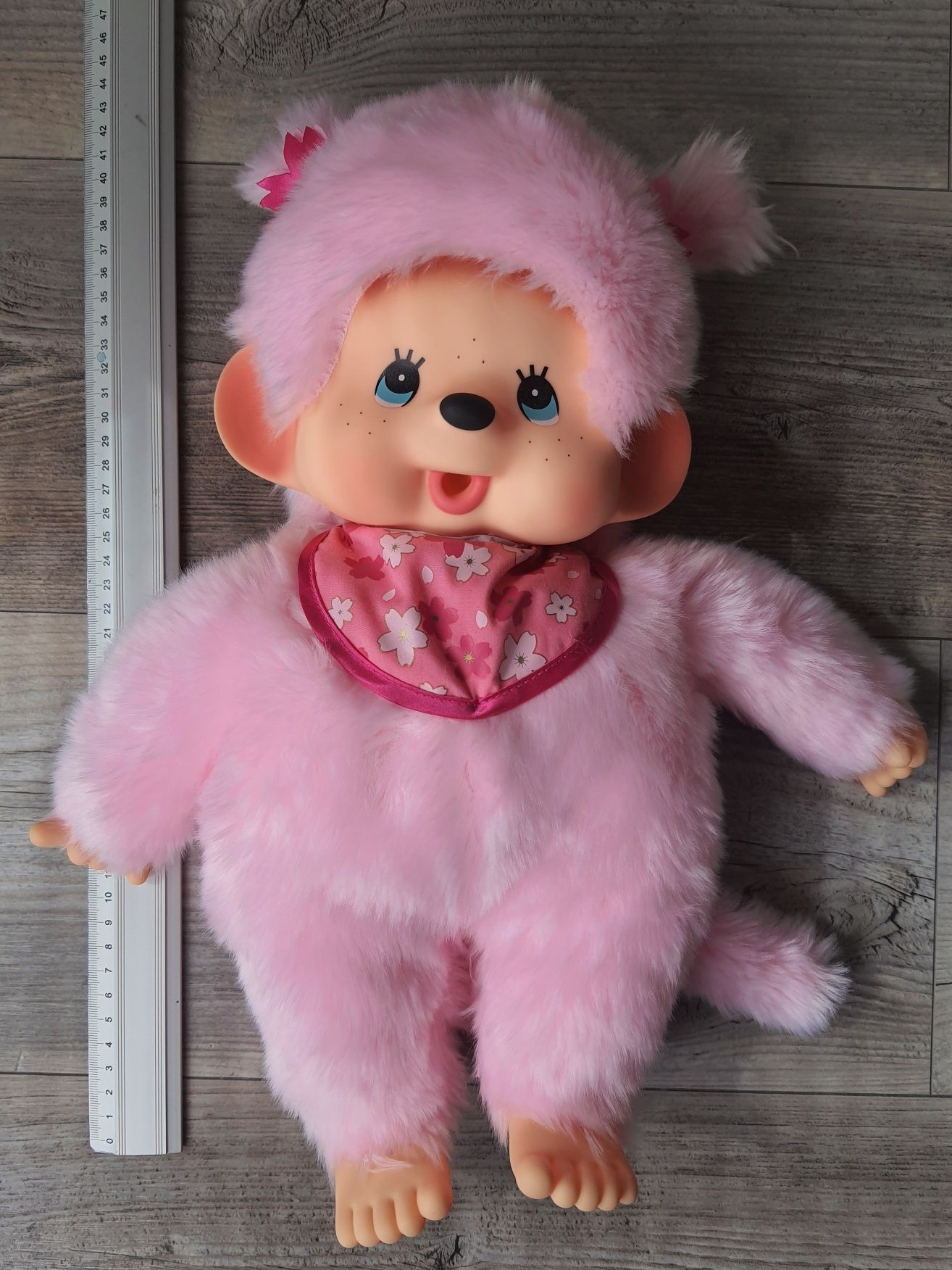 Monchhichi duża, 45 cm, stan idealny