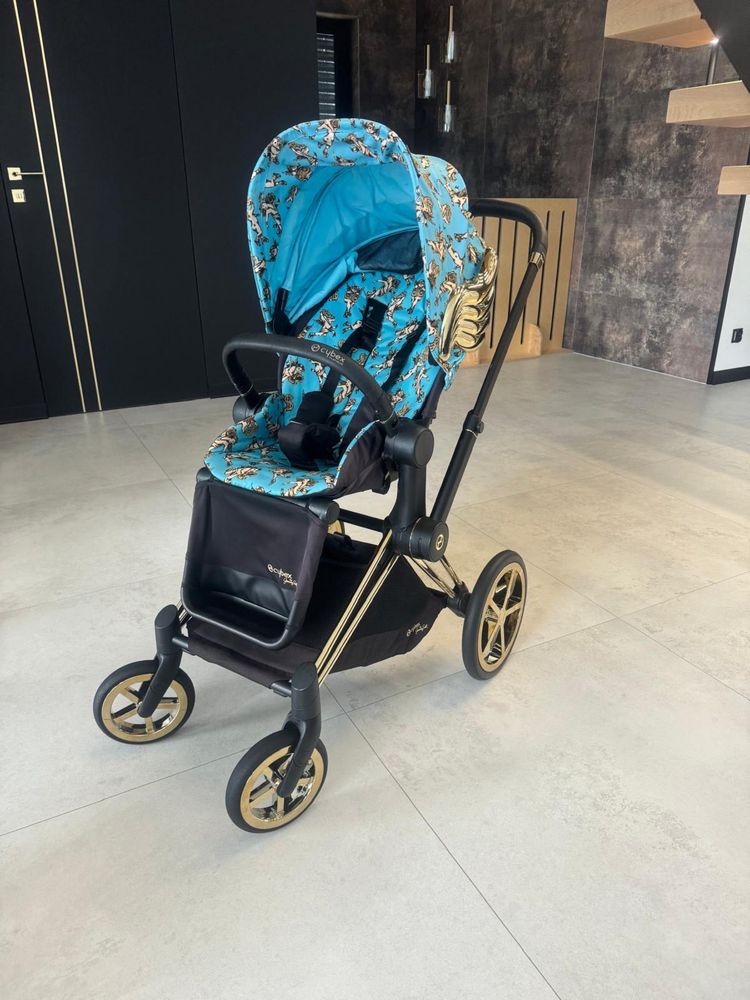 Cybex Priam 2.0 Jeremy Scott Cherubs Blue 3w1  ( cały zestaw )