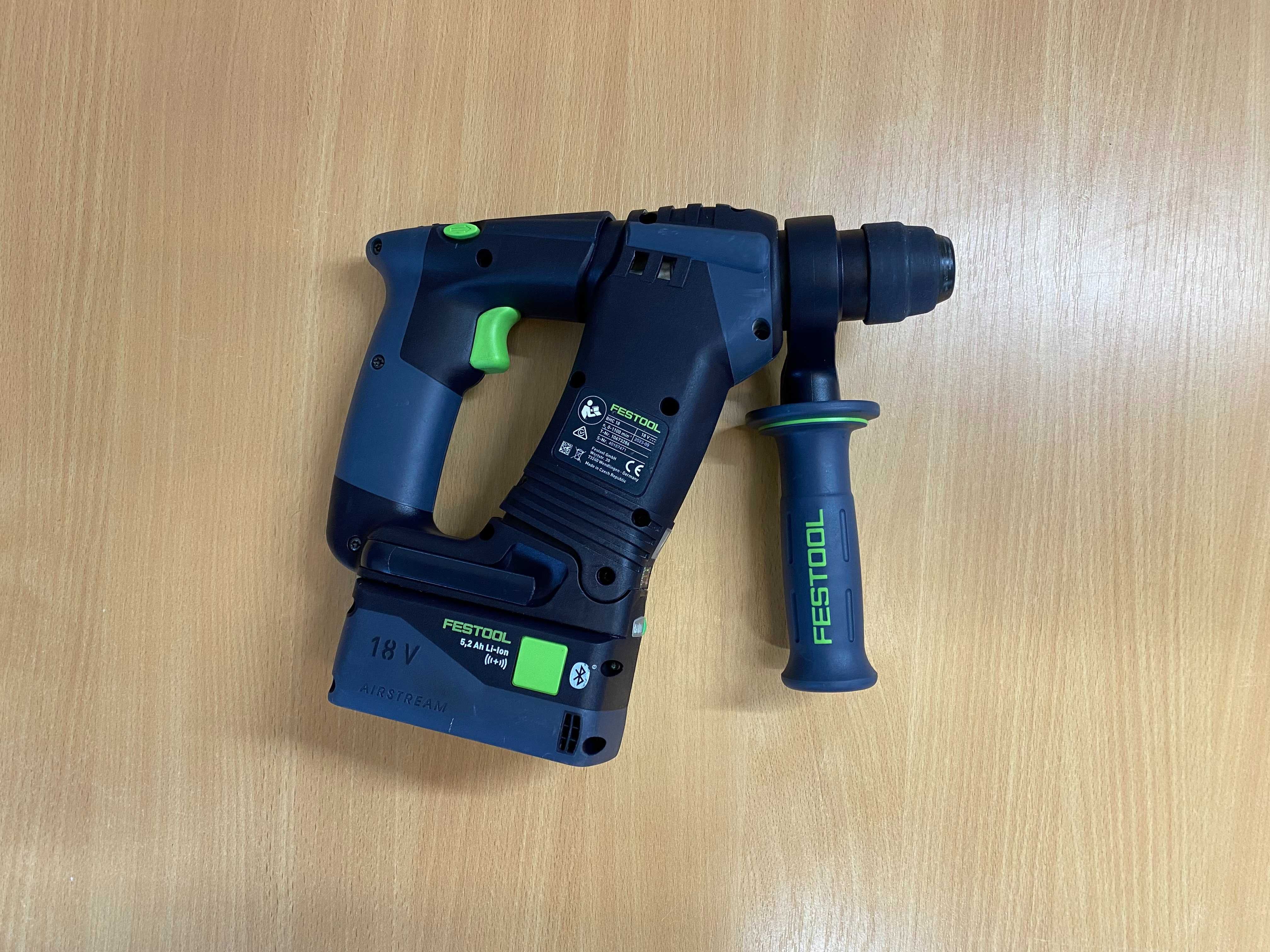 Młotowiertarka FESTOOL BHC 18 + akumulator 18V 5.2Ah 09.2023r