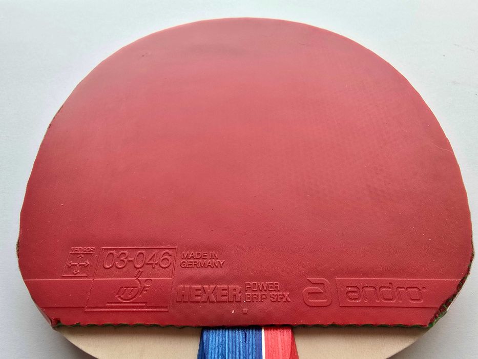 RAKIETKA CARBON OFF Donic Bluefire Andro Hexer Power Grip SFX! 5