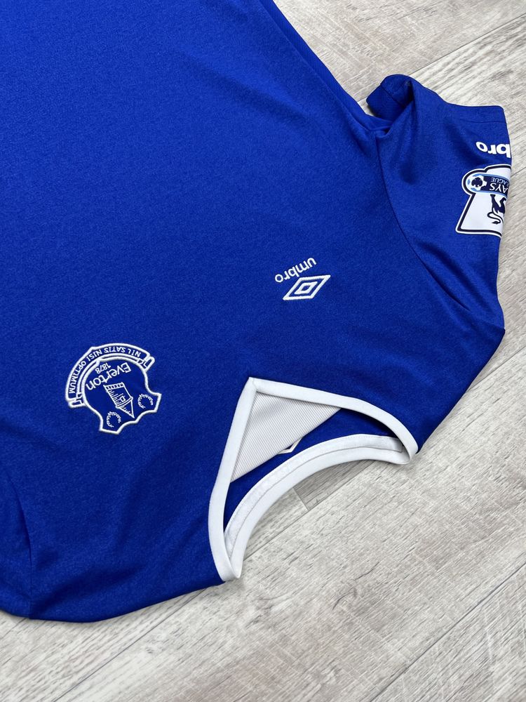 Umbro футболка XS размер Everton синяя футбольная