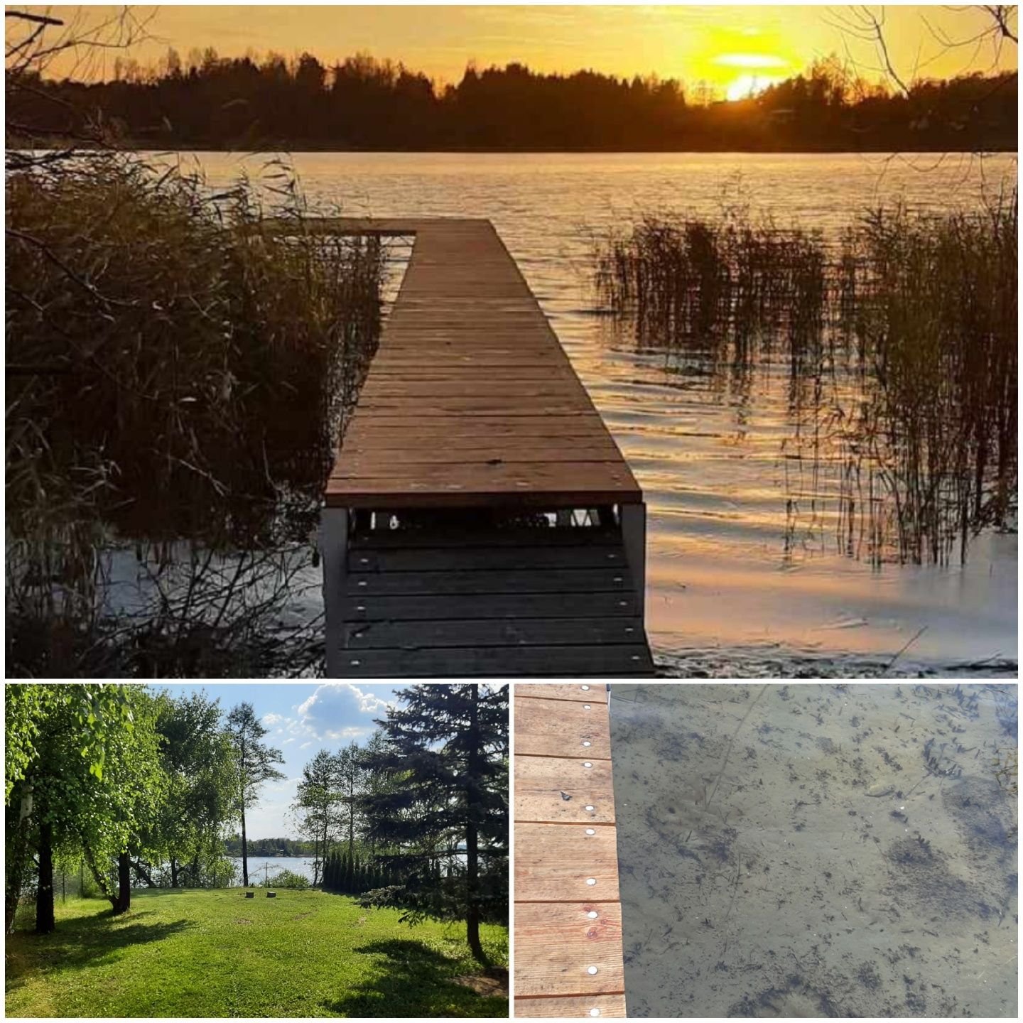 Zwolnił się termin 19-26 lipiec, pierwsza linia,pomost,łódka