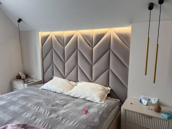 М'які стінові панелі для ліжка