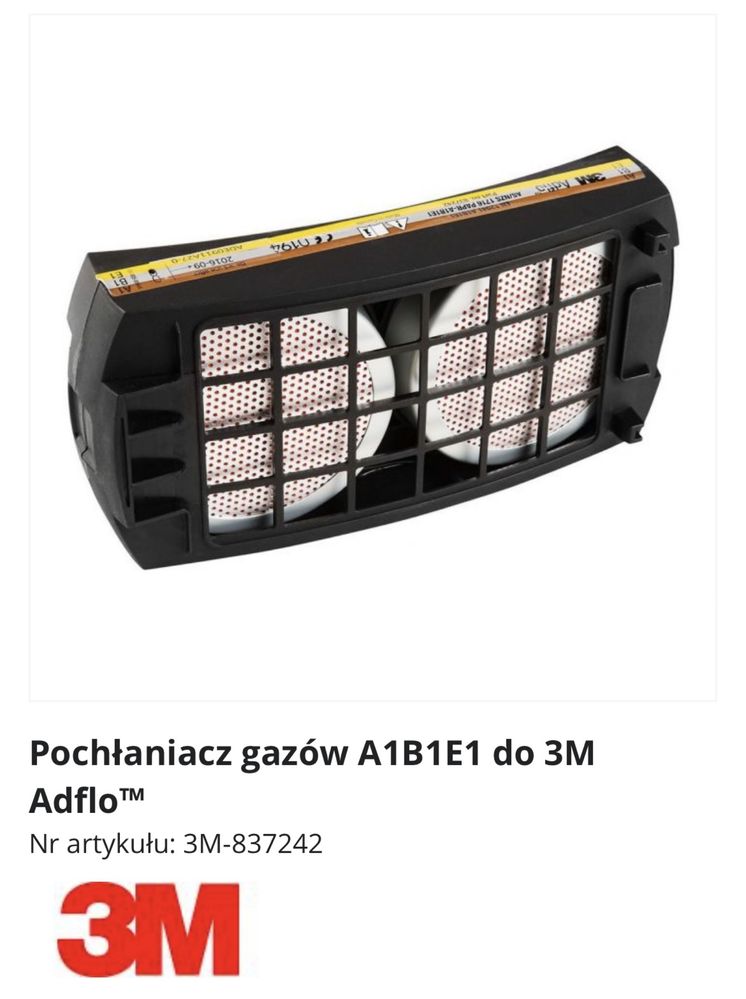 Pochlaniacz gazow ADFLO 3M 837242