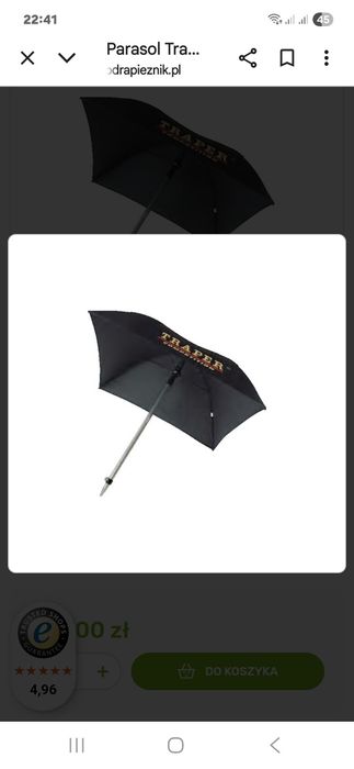 Parasol traper maly