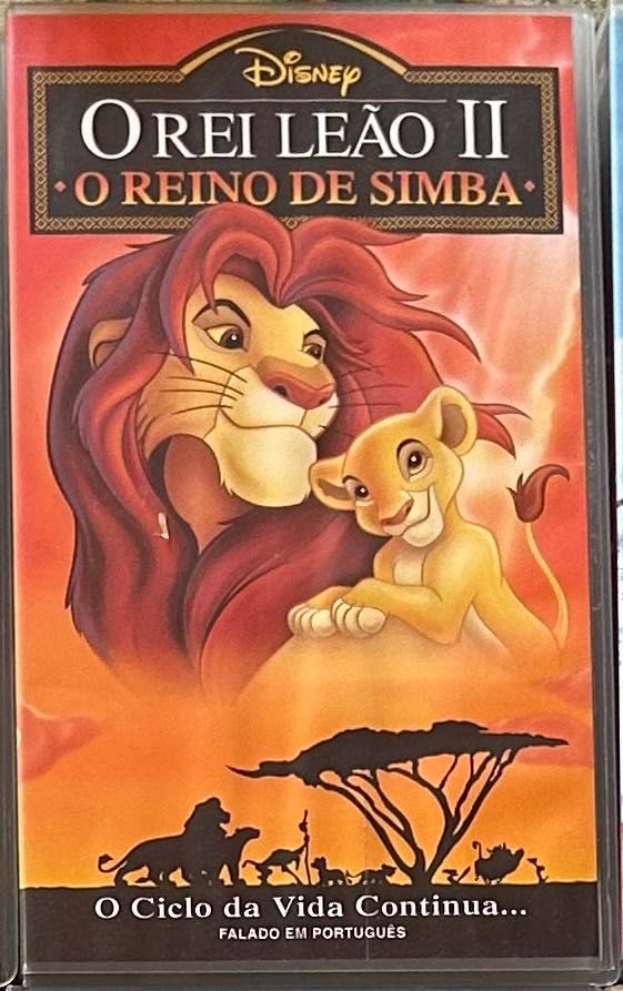 VHS Walt Disney O Rei Leão II O Reino de Simba (Português)