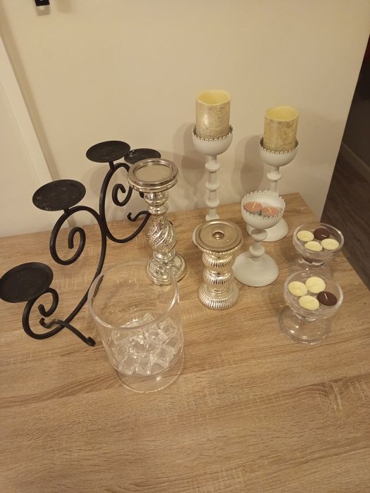 Komplet świeczników