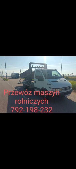 Przewóz maszyn rolniczych i budowlanych