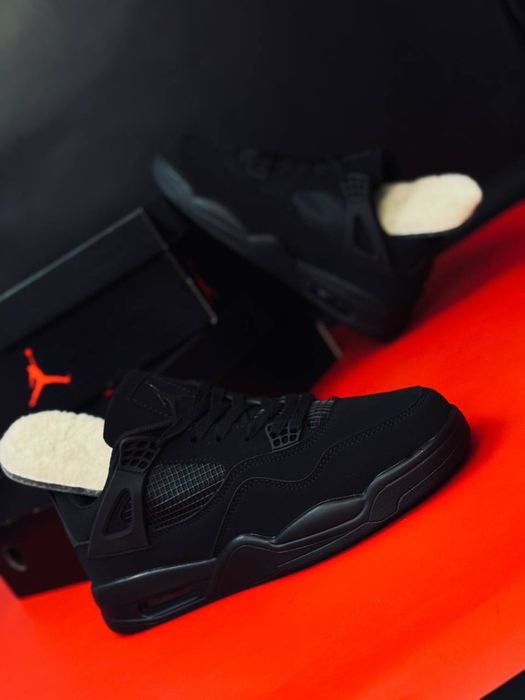 Стильные мужские кроссовки Nike Air Jordan Aura 4 Black размеры 35-46