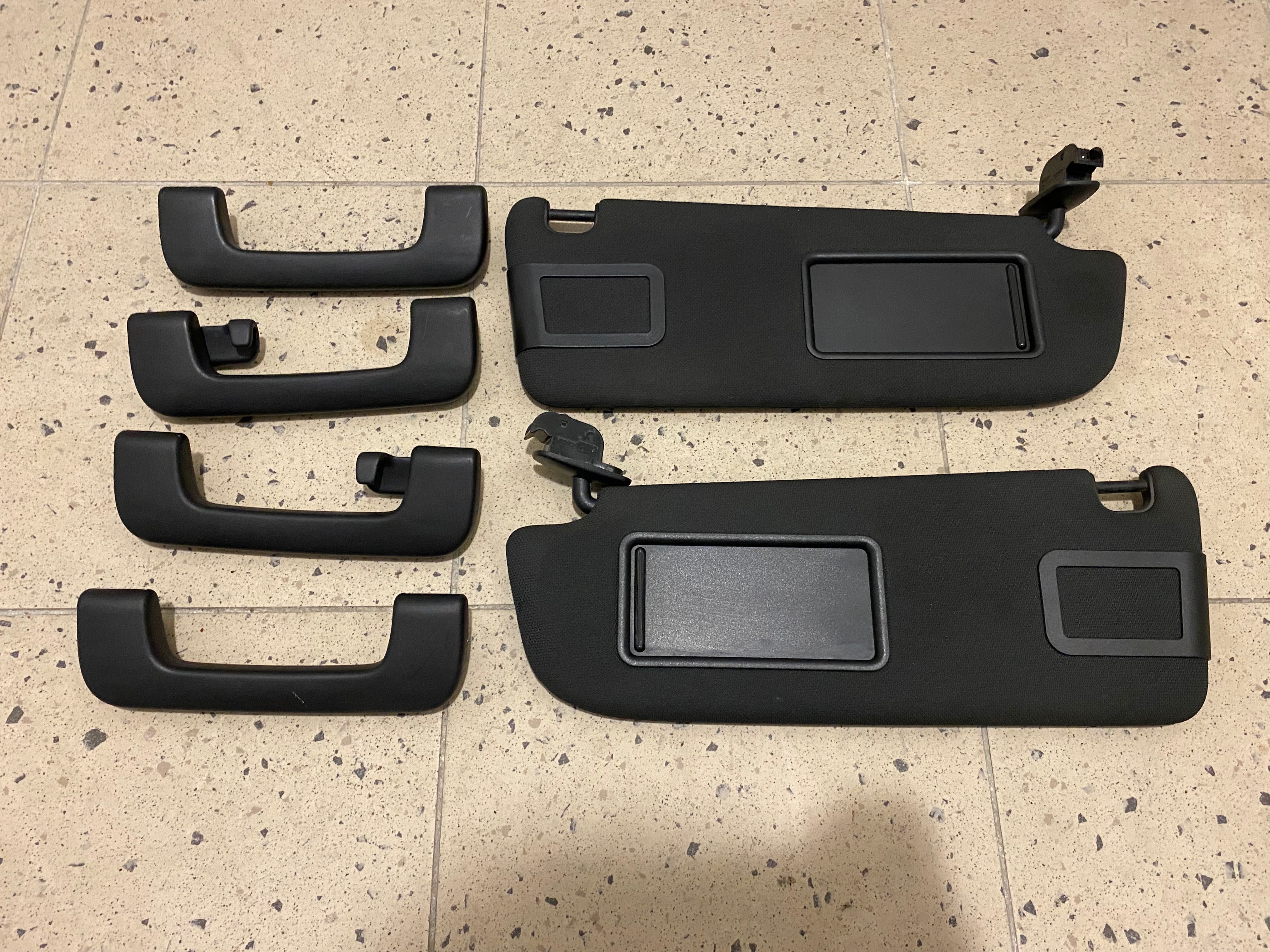 Audi A6 C6 Avant komplet słupków S-Line Czarne