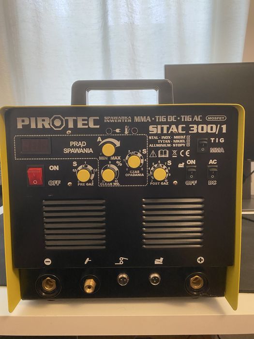 Spawarka inwertorowa PIROTEC SITAC 300/1 TIG AC / TIG DC / MMA 230V