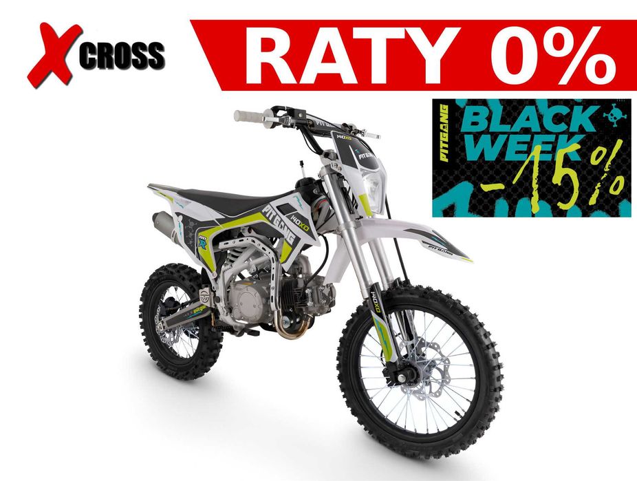 Promocja Black Week Cross 140 PitGang 140XD Pitbike Raty Dowóz Kayo