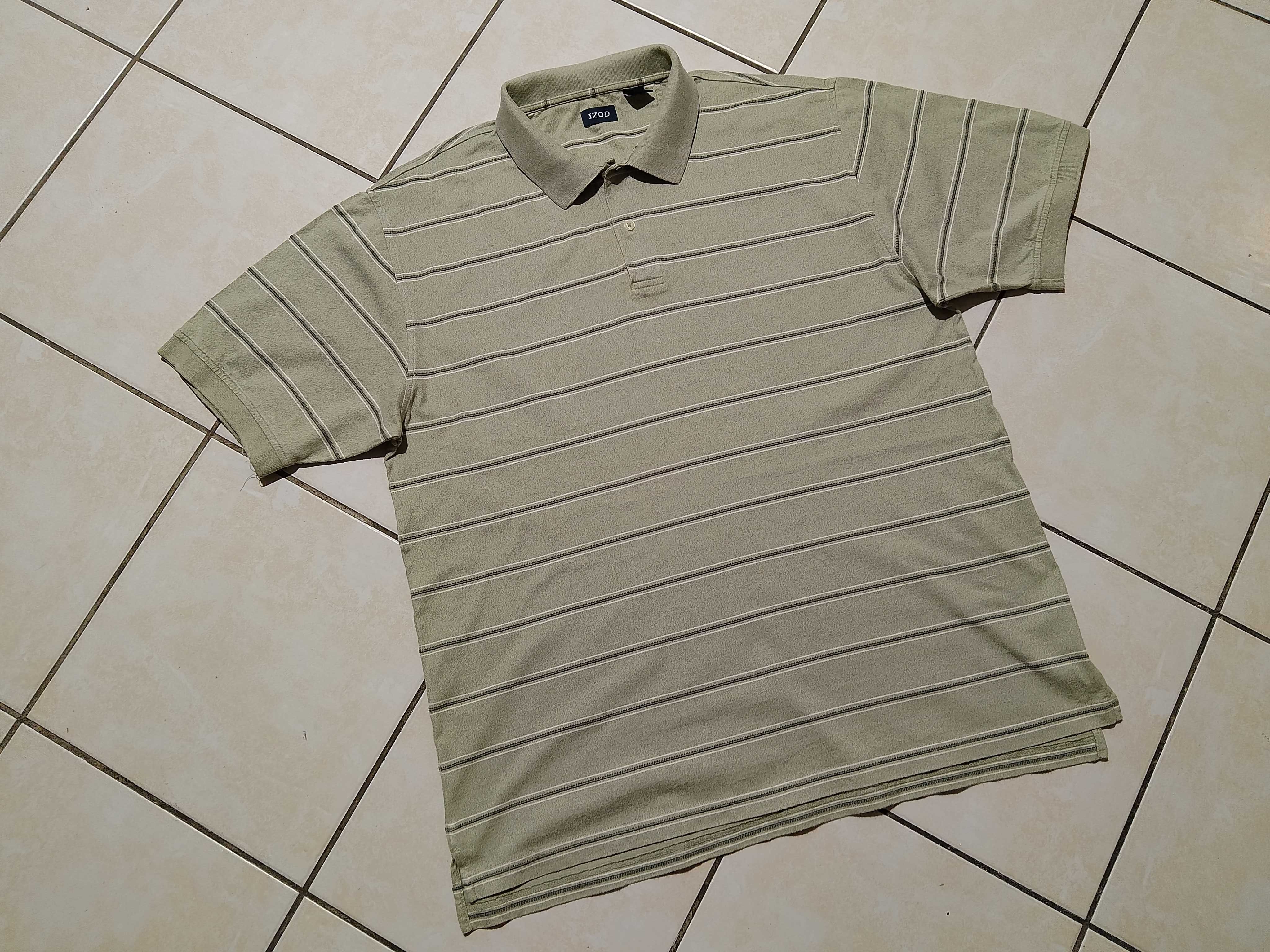 IZOD USA - NOWA! z LOGO Koszulka Polo Męska rozmiar XL