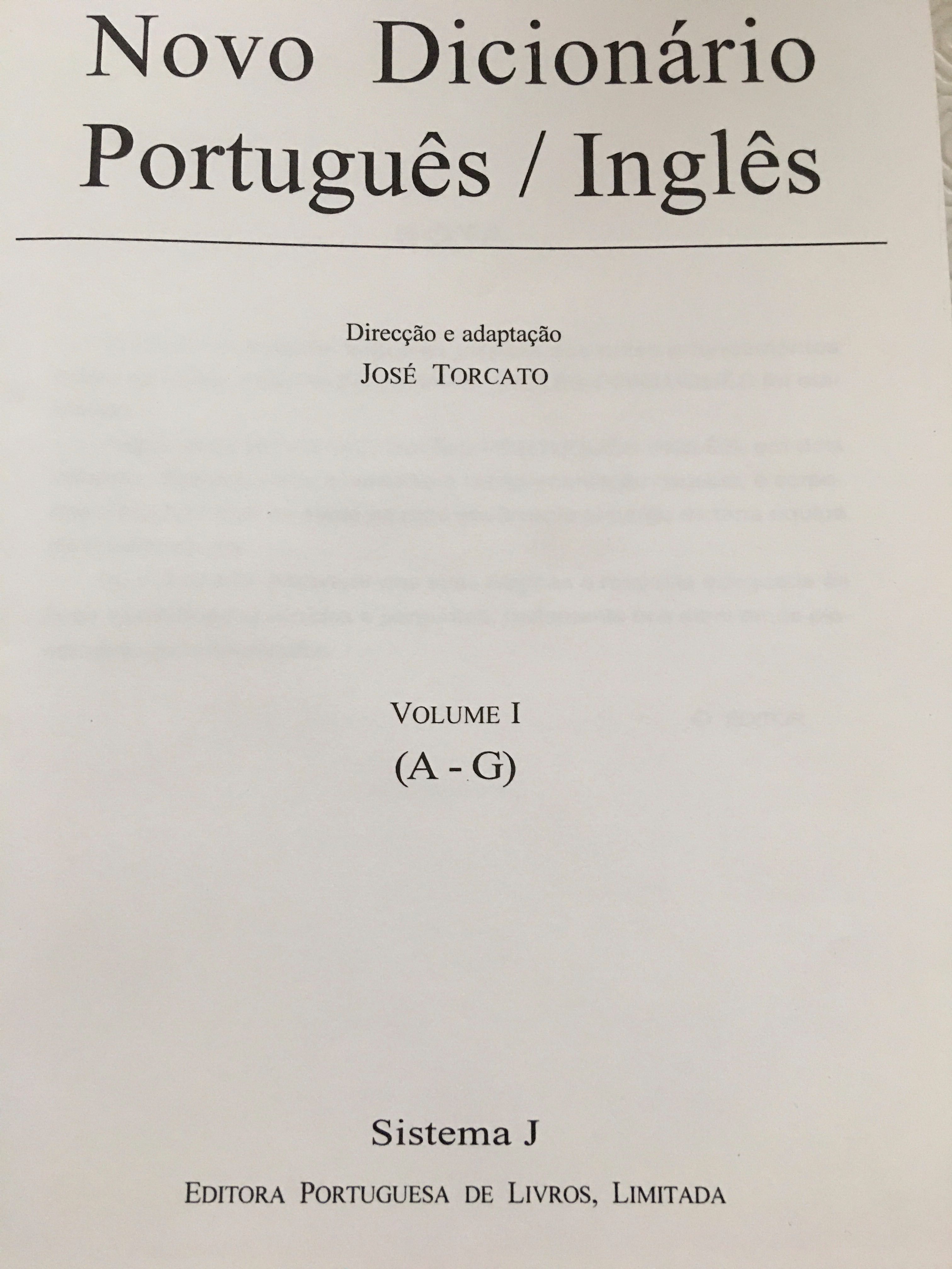 Novo Dicionário Lello Editores 5 Volumes: Guia / Port-Ing / Ing-Port