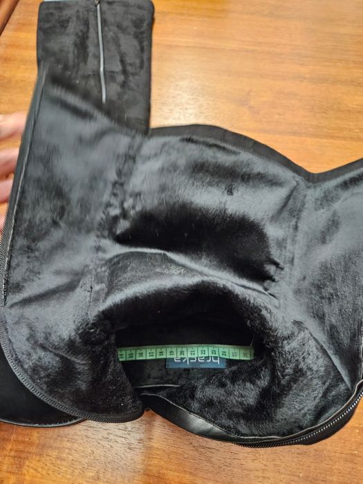 Нові сапоги замшеві 41