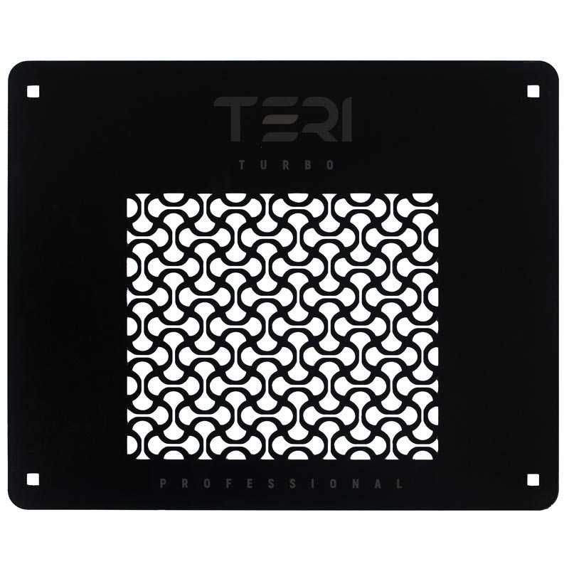 Встраиваемая маникюрная вытяжка Teri Turbo 2021 чёрная, 3цвета решетки
