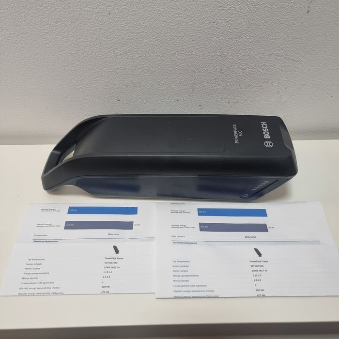 Część do rower Bosch BATERIA Bosch PowerPack 500wh 13.4ah 2 CYKLE RAMA