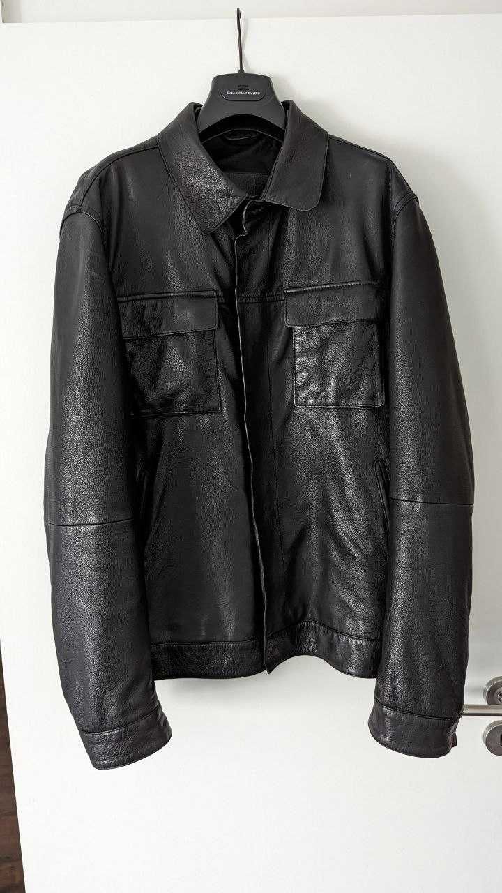 Casacos Leather Jacket Jaqueta de Couro Massimo Dutti 3303/223 L