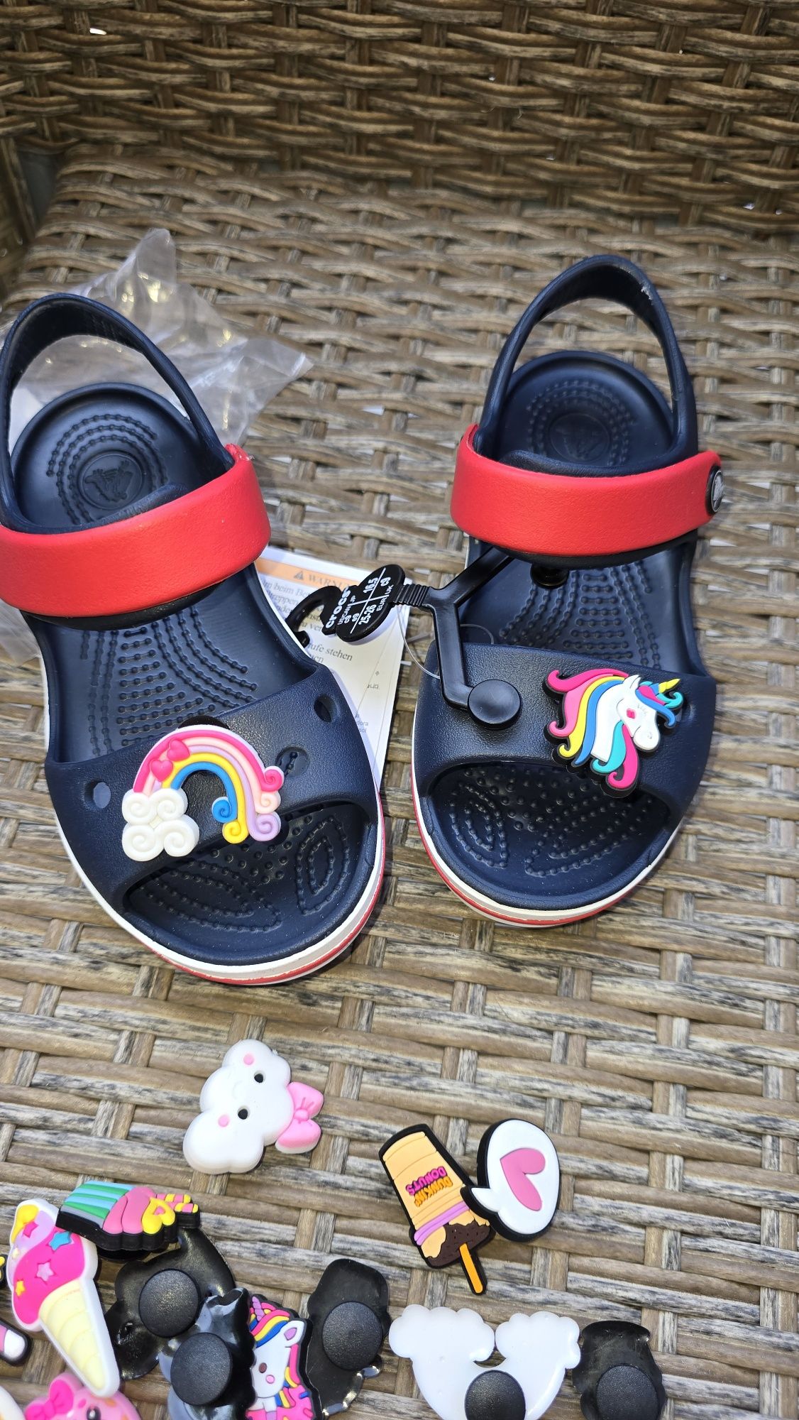 Дитячі сандалі для дівчат crocs bayaband c9 c10