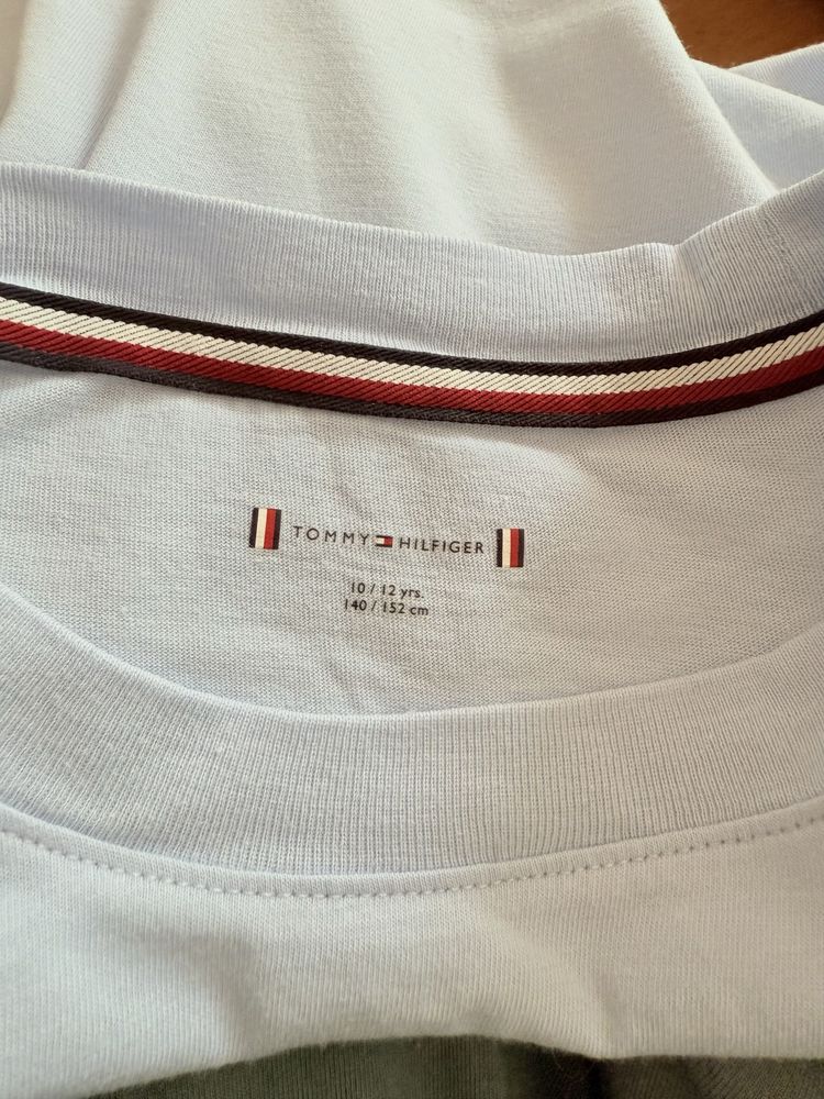 R 134/140 Tommy Hilfiger Top i spodenki Piu di Me Stan idealny