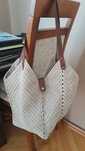 Torebka ze sznurka bawełnego, handmade