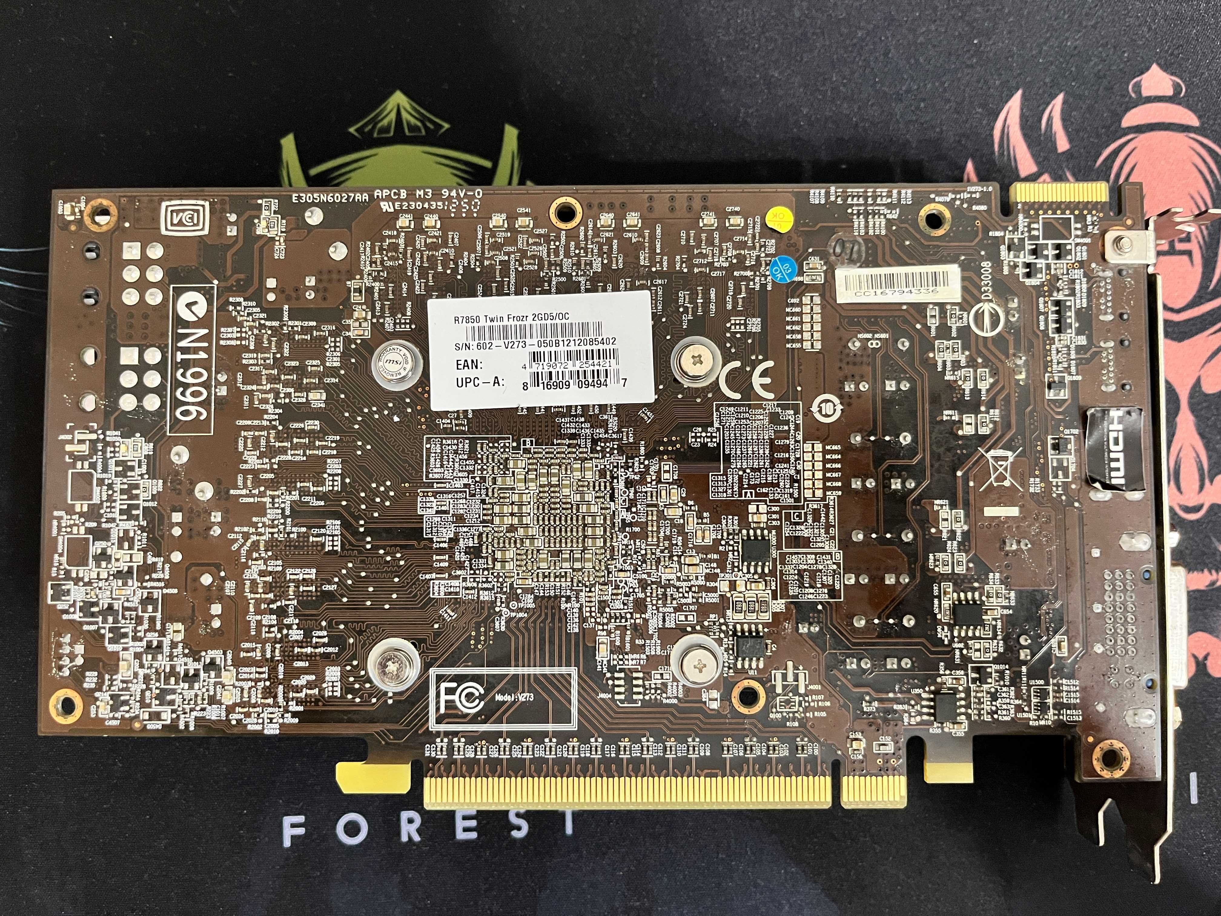 Відеокарта MSI R7850 TwinFrozrOC 2Gb GDDR5, 256bit (під відновлення)