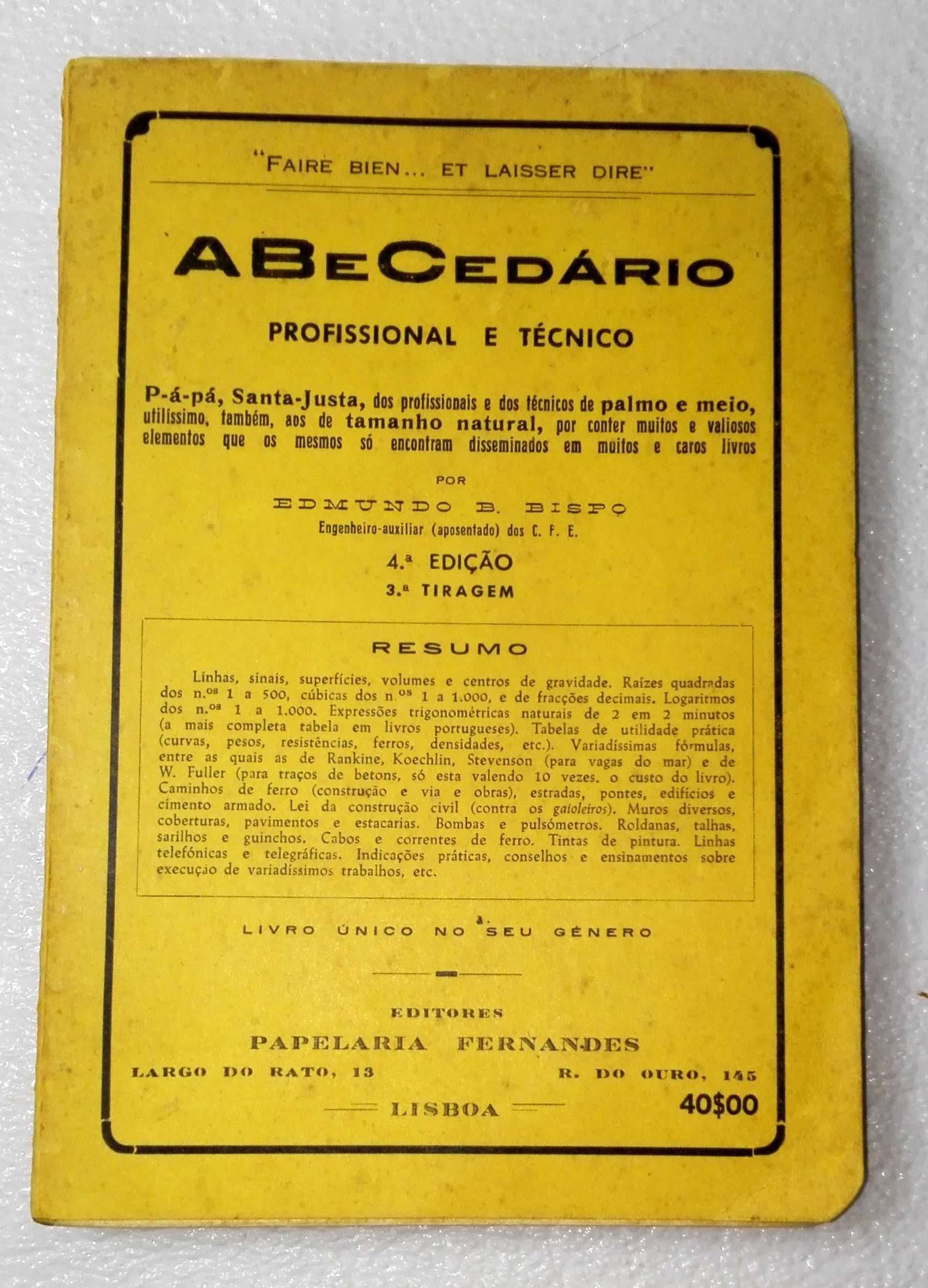 Livro ABeCedário Profissional e Técnico