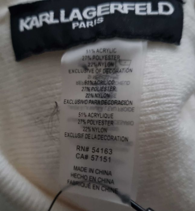 Czapka Karl Lagerfeld