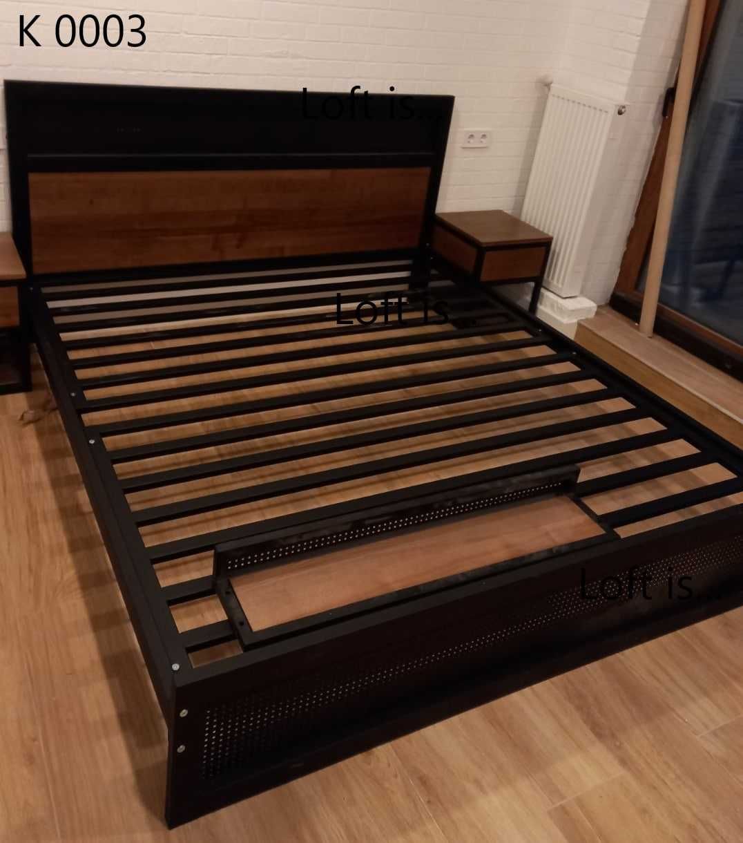 Ліжко з металу. Меблі на замовлення. Ліжко Лофт. Меблі. Мебель. Диван.