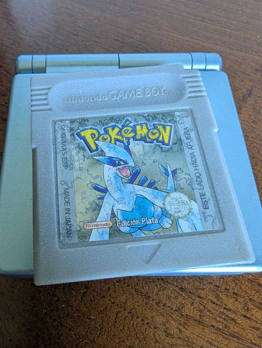 Gameboy Advance SP + Pokémon Silver + 6 Jogos