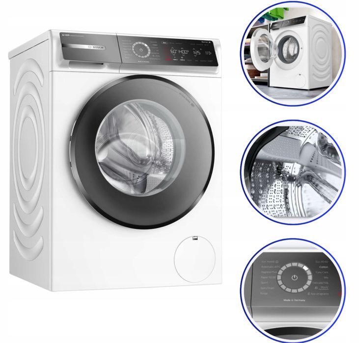пральну машину Bosch WGB244040 із серії 8 місткістю 9 кг