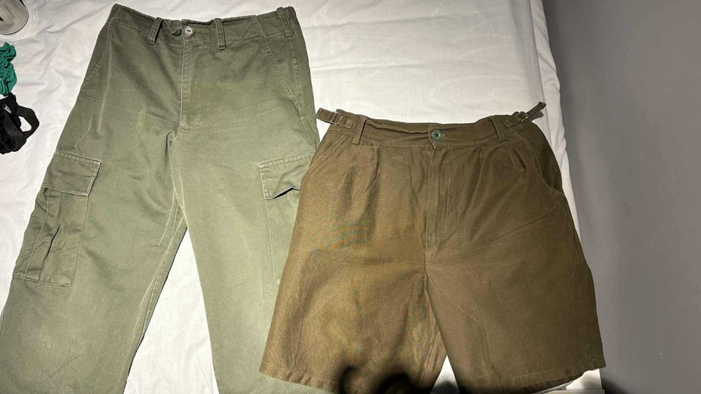 Mundur Harcerski ZESTAW r.158/164 dwie pary spodni + menażka i pałatka