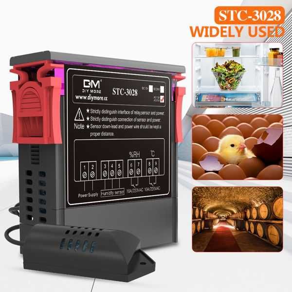 Цифровой контроллер температуры и влажности STС-3028