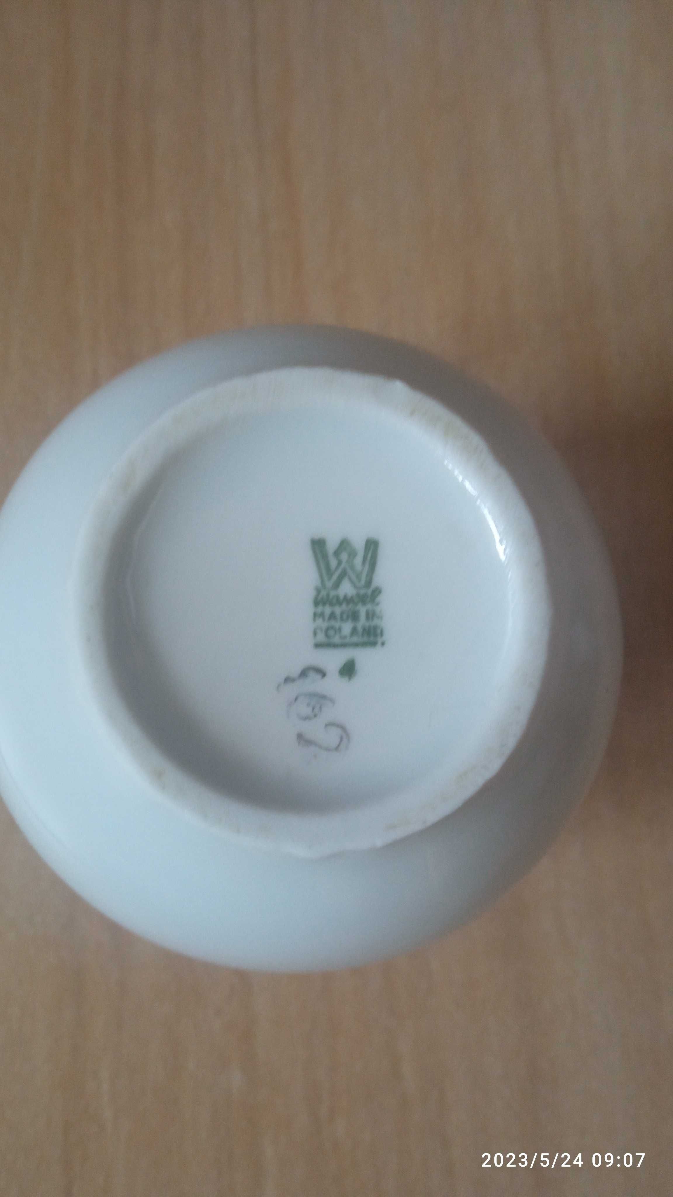 Dzbanek porcelanowy, dzbanuszek do mleka Wawel, PRL